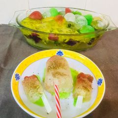 Baraf ka Gola or Chuski with Candies A picture of Baraf ka Gola or Chuski with Candies.