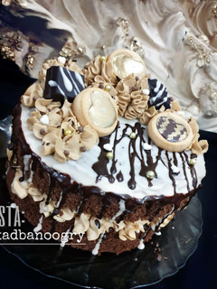 عکسی از دستور کیک عریان شکلاتی 🍫