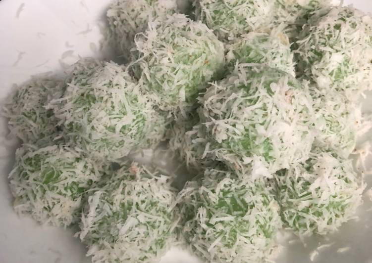 Resep Terbaik Klepon Tepung ketan Mantul Banget