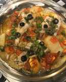 Pescado 🐟 al horno con papas