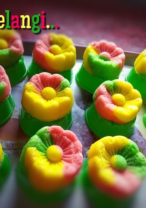 Foto resep Bolu pelangi
