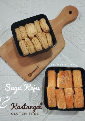 Foto resep Sagu keju & Kastangel Gluten free (dari 1 adonan)