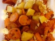 Una foto de papa zanahoria enchilada