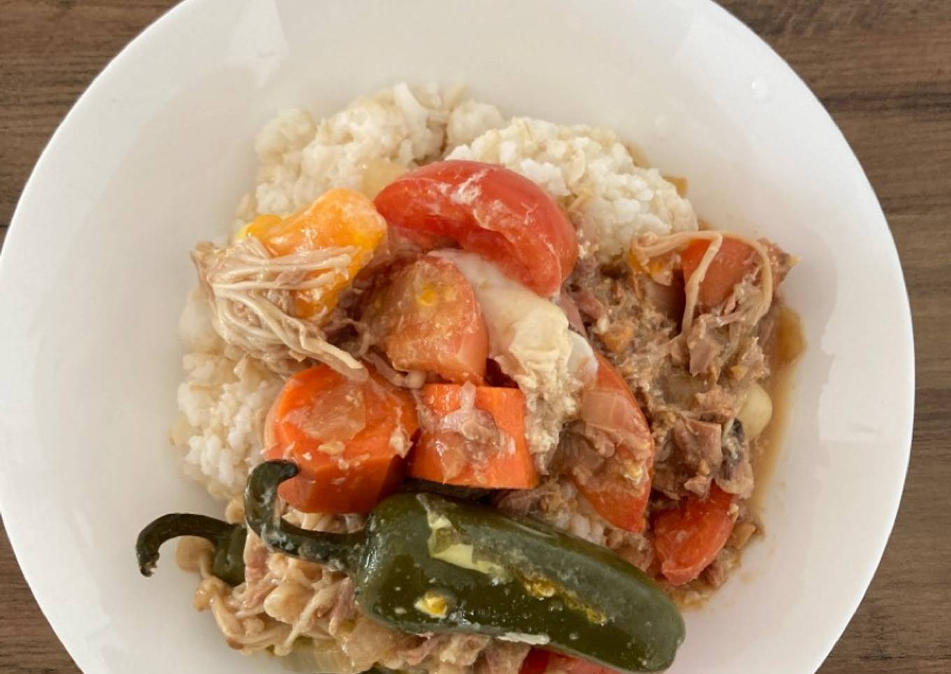 Miso kitchen sink stew (magic pot)