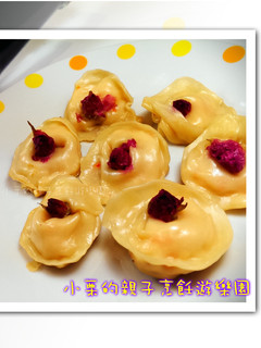 玫瑰雞肉煎餃『淬釀中式下午茶點』 的食譜成品照片
