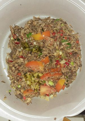 Foto resep Tongkol Suwir Pedas