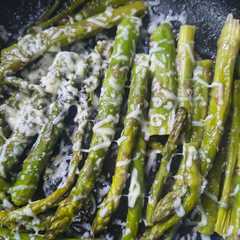 Una foto de Espárragos en sartén recetas express
