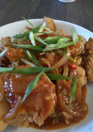 Foto resep Gurame tepung saos padang