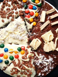 A picture of Brownie Pizza.