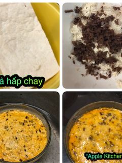 Hình của món Chả hấp chay.
