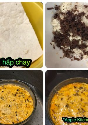 Hình của món Chả hấp chay.