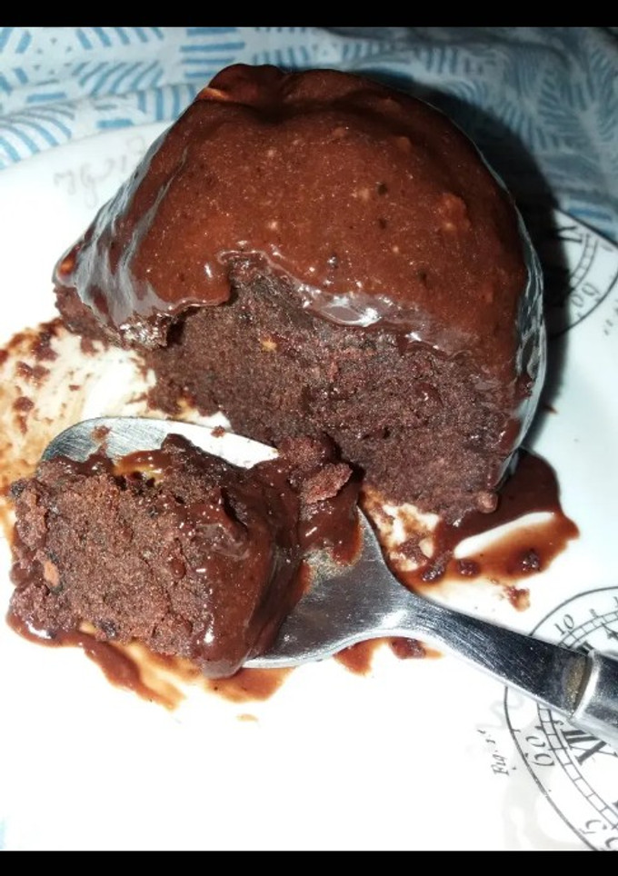 Una foto de Bizcocho de Nocilla al microondas
