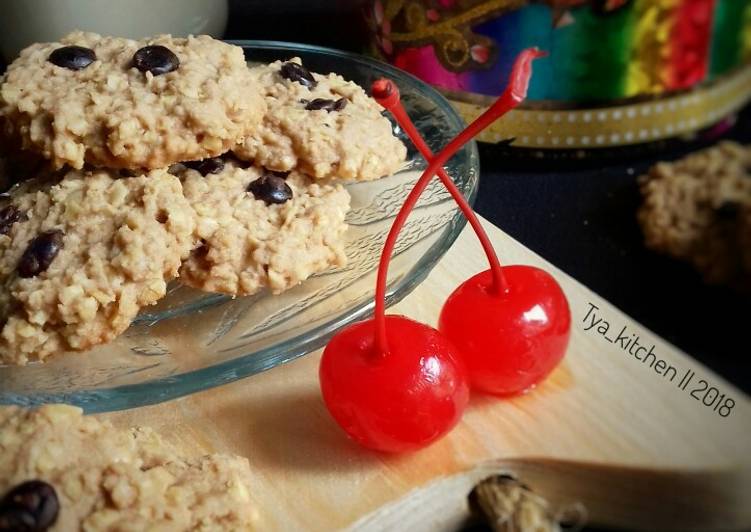 Cara Gampang Menyiapkan Oatmeal Cookies (Crunchy) yang Lezat Sekali