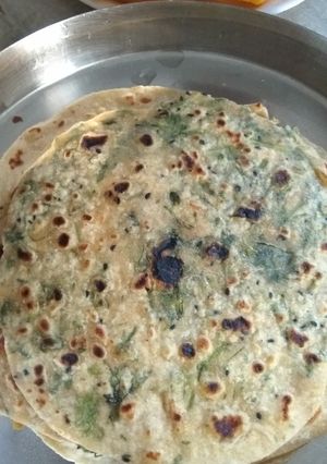 पुदीना पराठा (pudina paratha recipe in Hindi) रेसिपी मुख्य फोटो