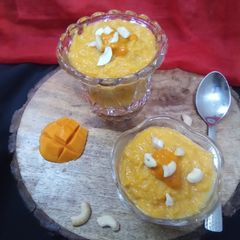 Mango vermicelli kheer A picture of Mango vermicelli kheer.
