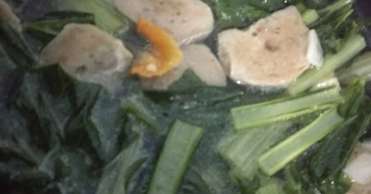 Resep Sayur Sawi Hijau Dengan Bakso Oleh Roviyana 97 Cookpad