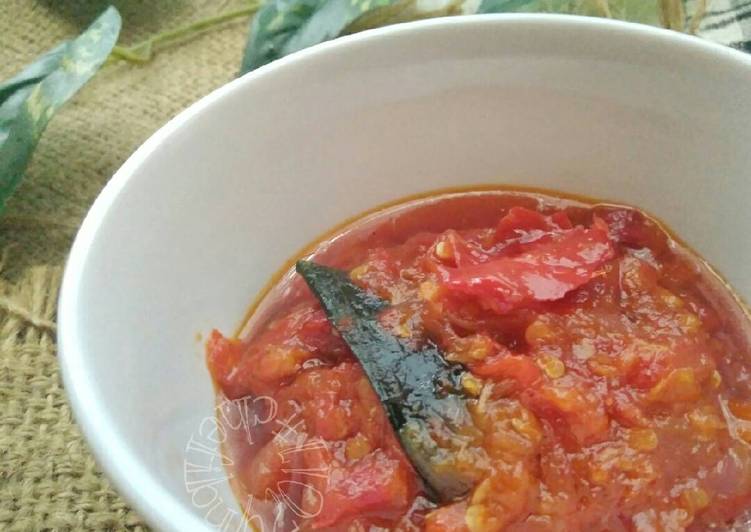 Recipe: Yummy Sambel Merah ala RM padang