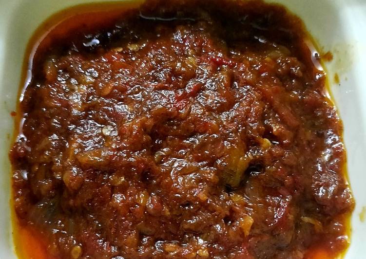 Sambal terasi (ala sambal bandeng presto juwana)