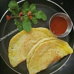 A picture of Chilka Roti.