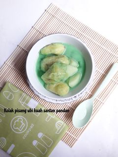 Foto resep Kolak pisang ubi kuah santan pandan