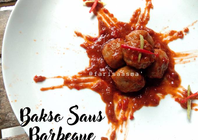 Resep Bakso Saus Barbeque Oleh Farisa Asma Cookpad