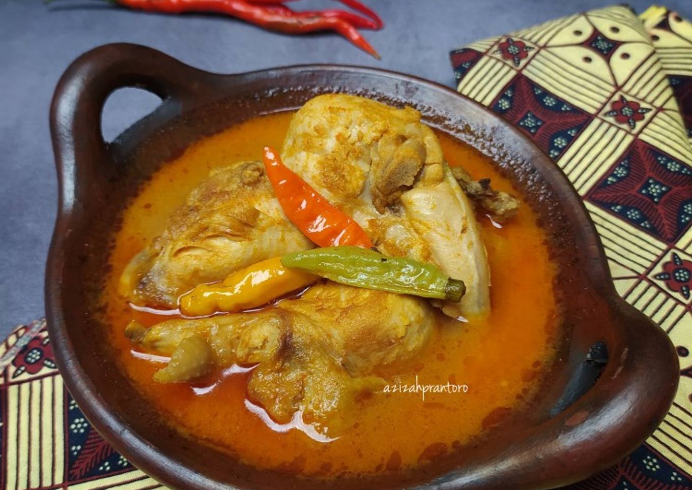 Ayam Lodho khas Jawa timur (versi fiber Creme)