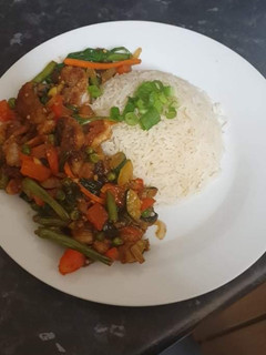 A picture of Crispy Pork Stir Fry.