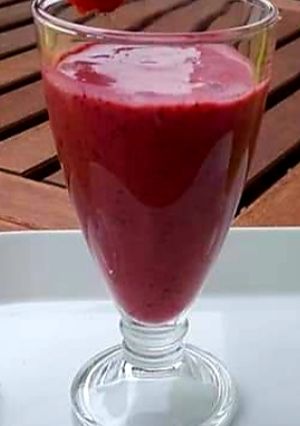 A picture of Berry baboon smoothie.