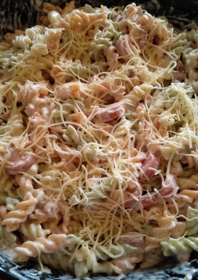 Una foto de Macarrones al estilo Carbonara