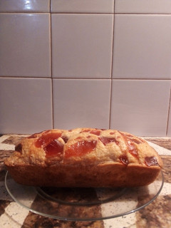 Una foto de Budín vegano de limón y membrillo