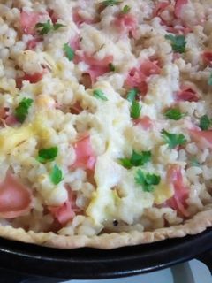 Una foto de Relleno para tarta con maíz blanco 🤍🌽