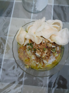 Foto resep Bubur ayam kuah kuning
