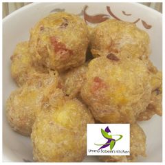 A picture of Yam balls.