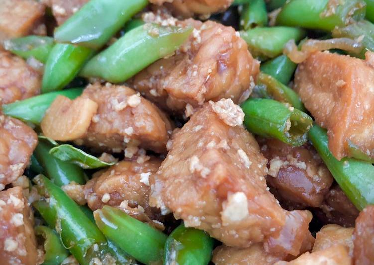 Tumis bincis tempe tahu