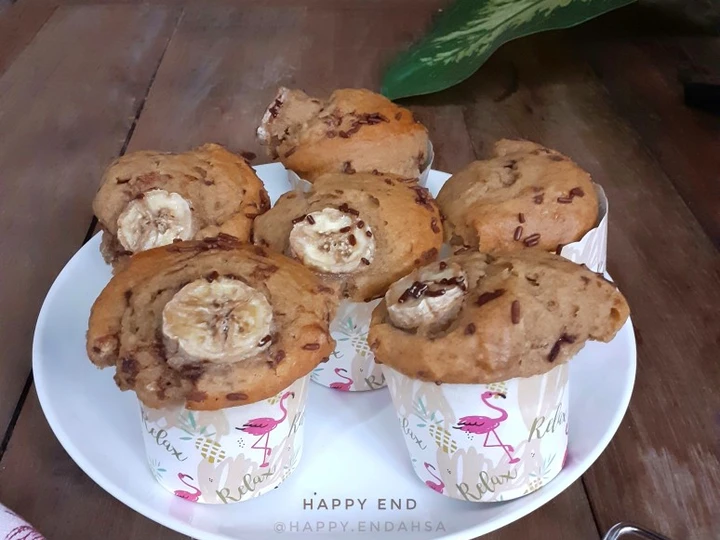 Langkah Mudah untuk Membuat Resep  Banana Muffin yang Lezat Sekali, Enak