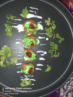 মুগ ডালের বড়া চাট(moong dal vada chaat recipe in Bengali) রেসিপির প্রধান ছবি