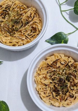 Foto resep Spaghetti Keju Nori Torch