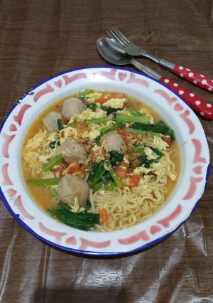 Foto resep Mie Rebus Ala Warmindo
