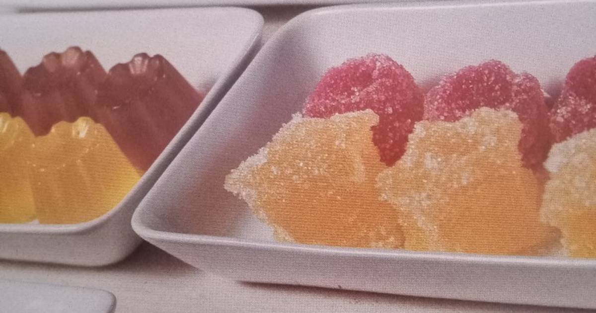 Gomitas de gelatina sin agregado de azúcar 🍭🍡 Receta de 💕Andrea 💕-  Cookpad