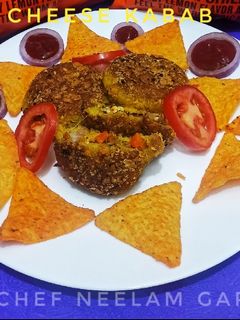 रवा चीज़ कबाब (rava cheese kabab recipe in Hindi) रेसिपी मुख्य फोटो