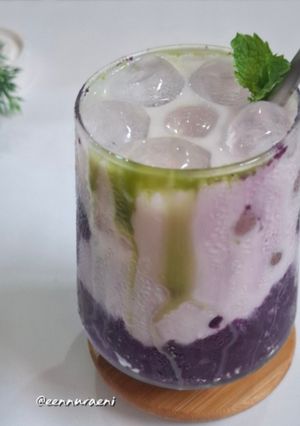 Foto resep Matcha Latte Ubi Ungu