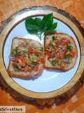 इटेलियन बेसिल रोजमेरी ब्रूसेटा Italian Basil Rosemary Bruschetta