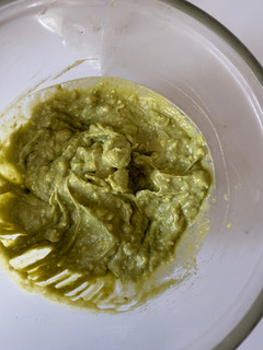 Una foto de Dip queso azul y aguacate
