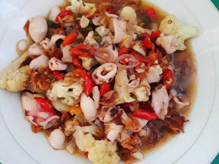 Cara Gampang Membuat Oseng cumi level 5 Anti Gagal