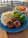 Cheese stuffed Tteok Kalbi (떡갈비)
