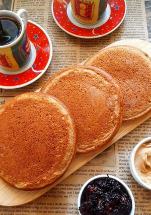 عکسی از دستور پنکیک خرما
