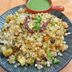 A picture of Sabudana khichdi.