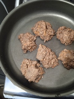 Una foto de Galletas de avena en sartén