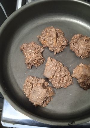 Una foto de Galletas de avena en sartén
