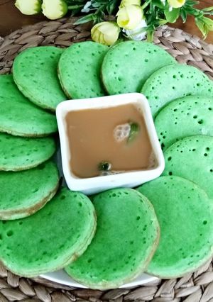 Foto resep Apem serabi pandan